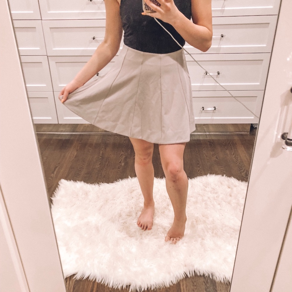 Purple skater skirt